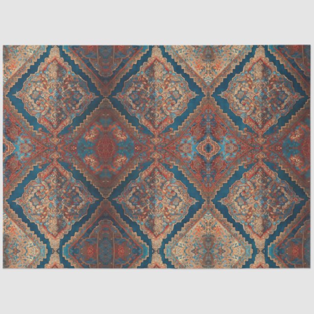 Beautiful Persian Old Pattern Modern Collection Tissue Paper (Front)