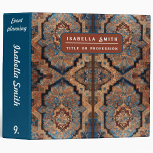 Beautiful Persian Old Pattern Popular Collection 3 Ring Binder