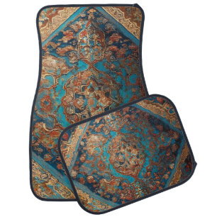 Beautiful Persian Old Pattern Trendy Collection Car Floor Mat