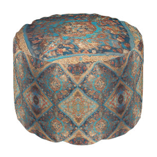 Beautiful Persian Old Pattern Trendy Collection Pouf