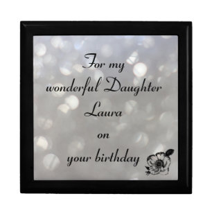 Beautiful Personalised Daughter Birthday Gift Box