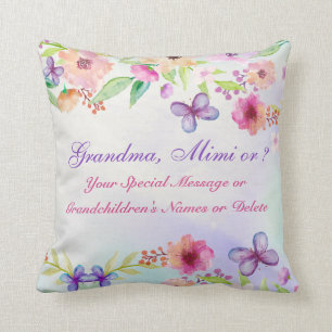 Beautiful Personalised Gifts for Grandma, Throw Pillow