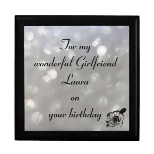 Beautiful Personalised Girlfriend Birthday Gift Box