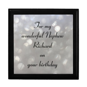 Beautiful Personalised Nephew Birthday Gift Box