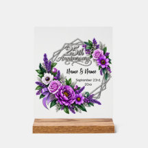 Beautiful Personalized 25th Anniversary