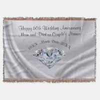 Customizable Happy 60th Anniversary Present Acrylic Award, Zazzle