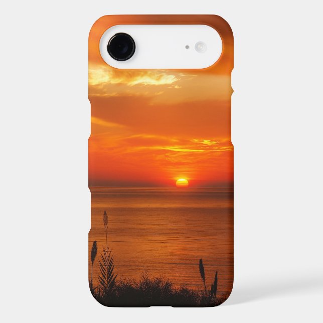 Beautiful Personalized Beach at Sunset Scenery Case-Mate iPhone Case (Back)
