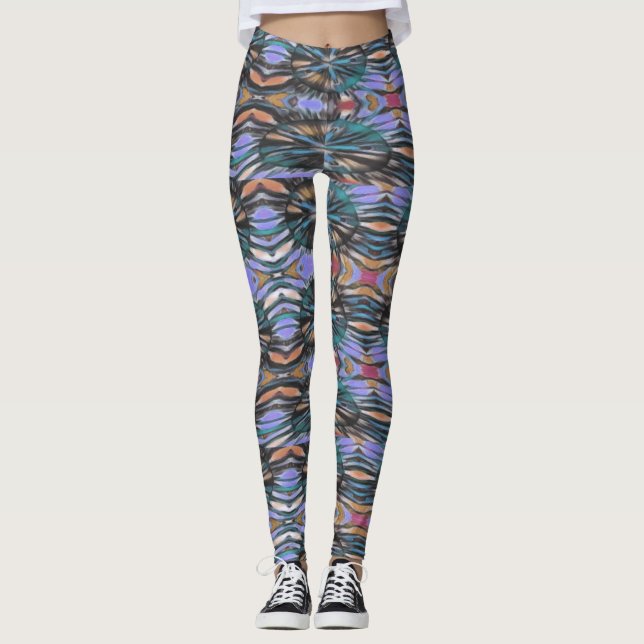 Beautiful  Personalized designed artistic feminine Leggings (Front)