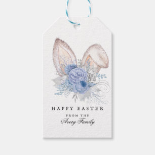 Beautiful Personalized Floral Easter Gift Tags