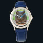 Beautiful Personalized Gold Agouti Guinea Pig Watch<br><div class="desc">This beautiful brown guinea pig will make any "piggy" lover happy.</div>