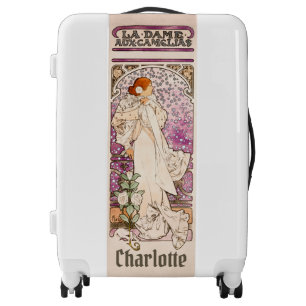 Beautiful Personalized La Dame aux Camélias  Luggage