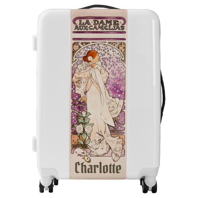 Beautiful Personalized La Dame aux Camélias  Luggage (Front)