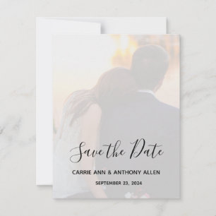 Beautiful Personalized Photo Save the Date