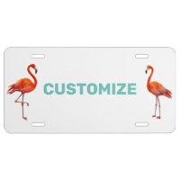 Beautiful Personalized Pink Flamingos