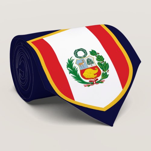 Beautiful Peru Flag Neck Tie