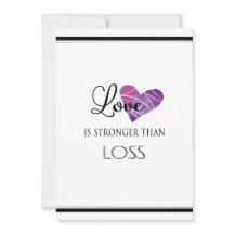 Beautiful Pet Dog Cat Heart Sympathy Flat Card