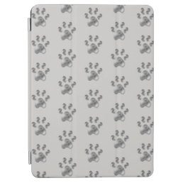 Beautiful Pet Paws on Light Gray iPad Air Cover