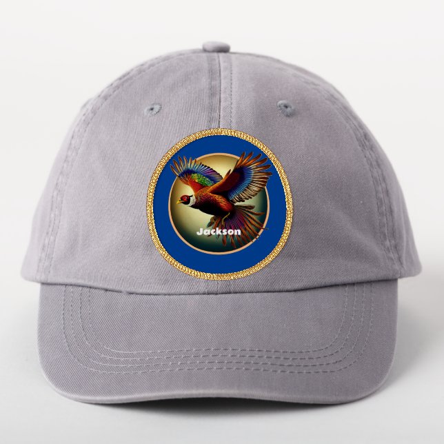 Beautiful Pheasant Rooster Patch (On Headwear)
