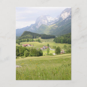 Beautiful photograph in the Swiss Alps Postcard