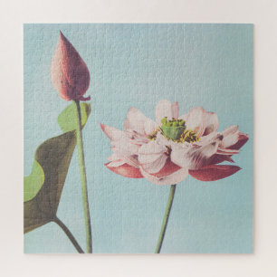 Beautiful photomechanical prints of Lotus Flowers Jigsaw Puzzle