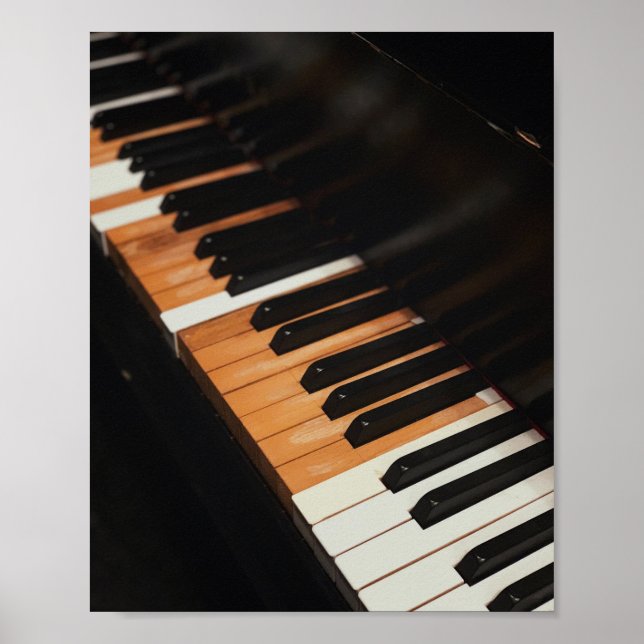 Beautiful Piano Artwork Poster (Front)