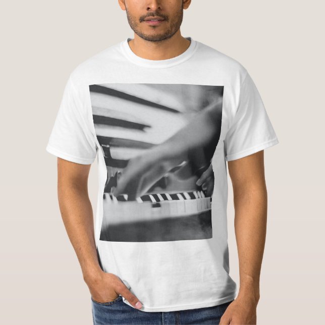 Beautiful Piano Artwork T-Shirt (Front)