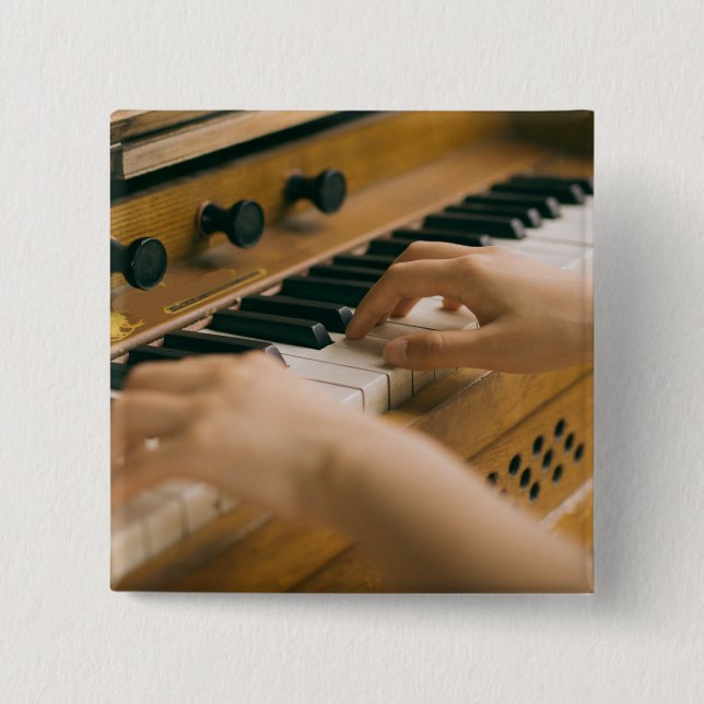 Beautiful Piano Button (Front)