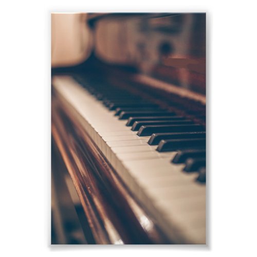 Beautiful Piano Design Photo Print