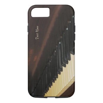 Beautiful Piano Iphone 7 Case by Lilleaf at Zazzle