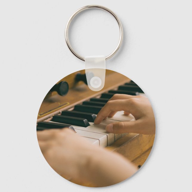 Beautiful Piano Keychain (Front)