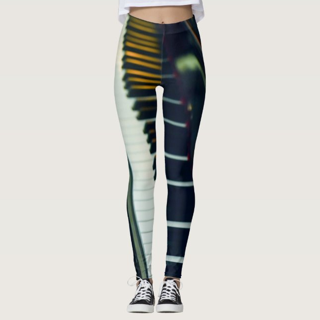 Beautiful Piano Leggings (Front)