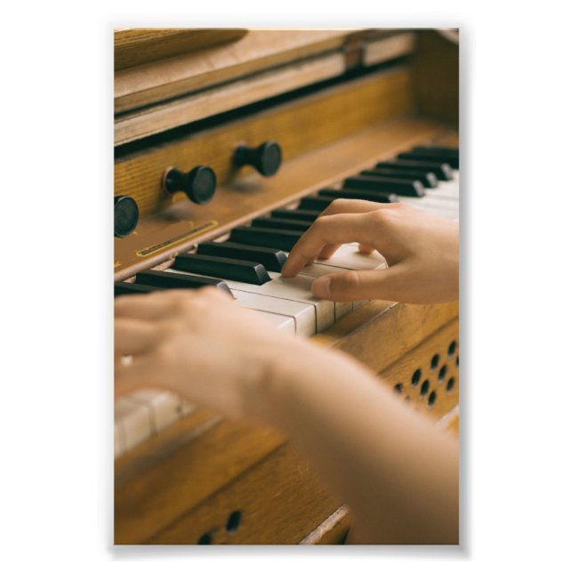 Beautiful Piano Photo Print (Front)