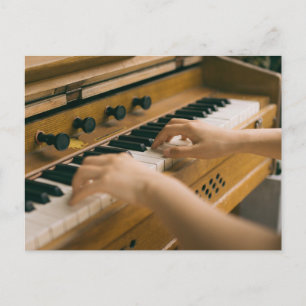 Beautiful Piano Postcard