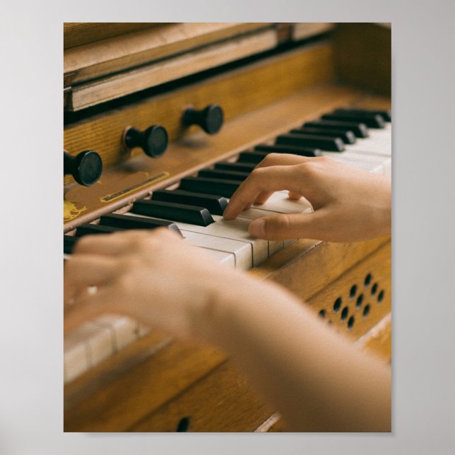 Beautiful Piano Poster (Front)
