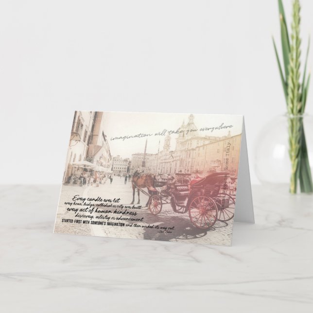 BEAUTIFUL PIAZZA Greeting Card (Front)