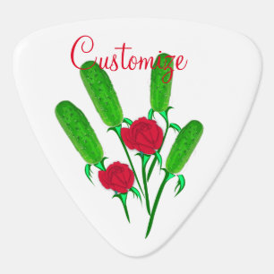 Beautiful Pickle Bouquet with Roses Thunder_Cove Guitar Pick
