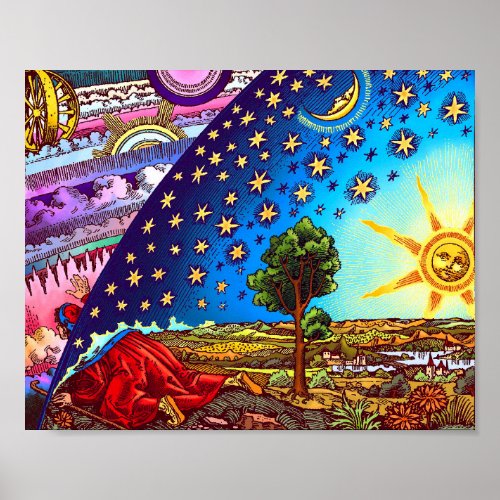 BEAUTIFUL PICTURE of WorldView _ Flammarion Dome Poster