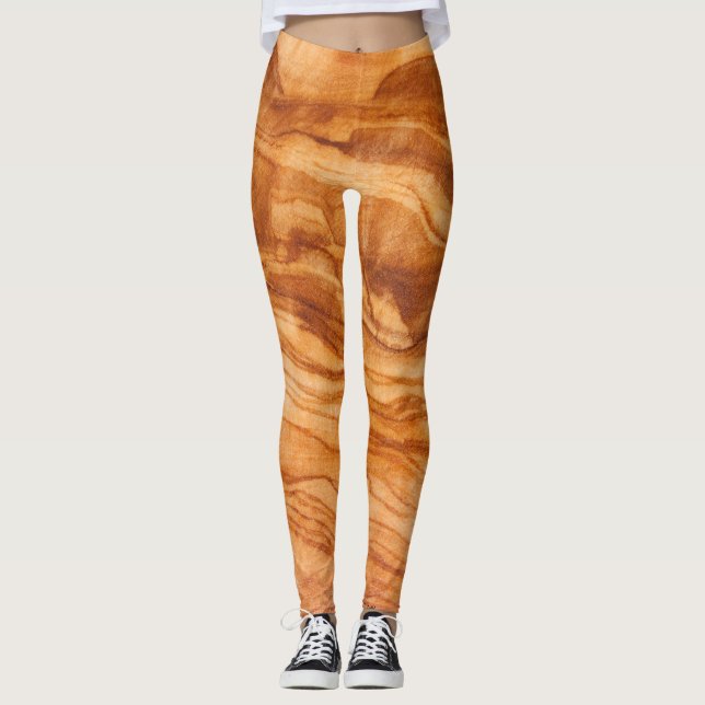 Beautiful piece of wood leggings (Front)