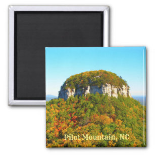 Beautiful Pilot Mountain State Park NC Magnet