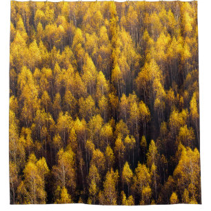 BEAUTIFUL PINE TREE FOREST SHOWER CURTAIN