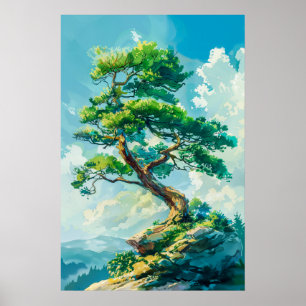 Beautiful Pine Tree Poster