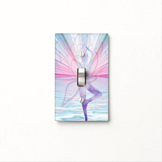 Beautiful Pink and Blue Vrikshasana Yoga