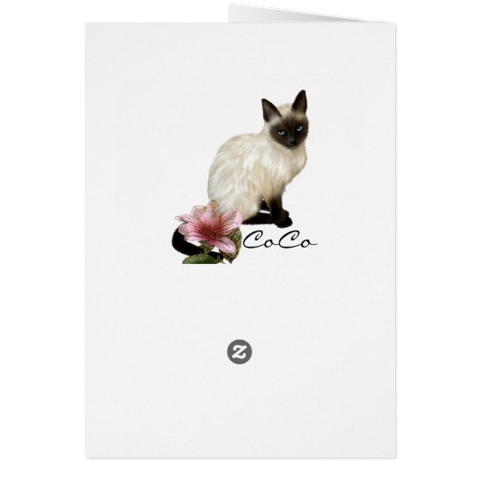 Beautiful Pink and Gold Floral All Occasion Card (Back)