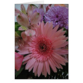 Beautiful Pink and Purple Flowers Blank (Front)