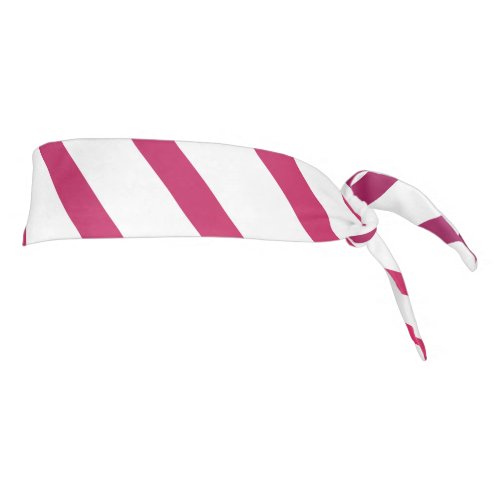 Beautiful Pink and red Stripes  Tie Headband