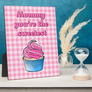 Beautiful Pink Cupcake Plaque