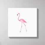 Beautiful Pink Flamingo Canvas Print at Zazzle