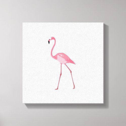 Beautiful Pink Flamingo Canvas Print