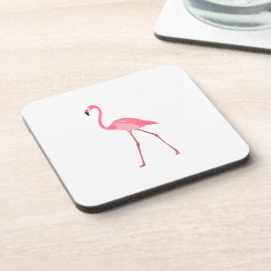 Beautiful Pink Flamingo Coaster