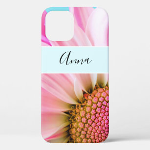 Beautiful Pink Flower Close Up Photo iPhone 12 Case